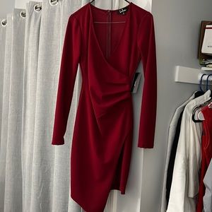Red lulus dress. New with tags. Never worn